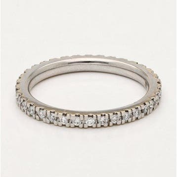 Ring - 18 karaat Witgoud Diamant (Natuurlijk) - Alliance