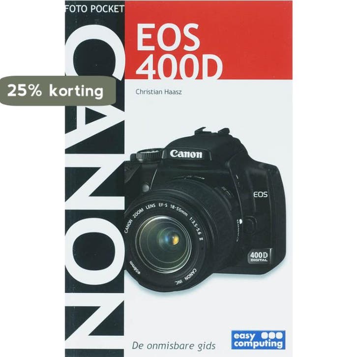 Fotopocket CANON EOS 400 D 9789045643014 C. Haasz, Boeken, Hobby en Vrije tijd, Gelezen, Verzenden