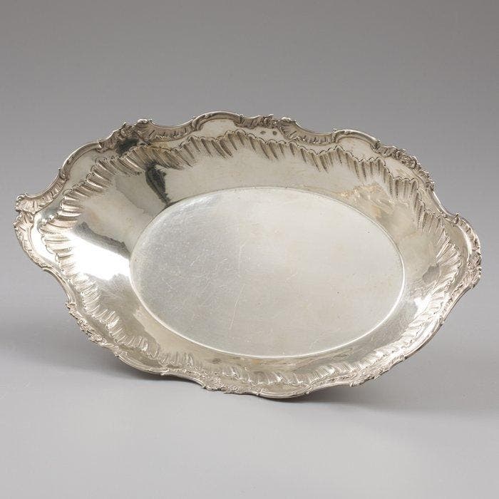 Broodmand - .800 zilver, Antiquités & Art, Antiquités | Argent & Or