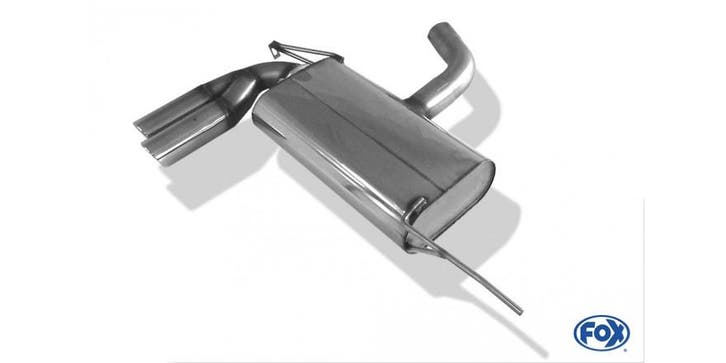 FOX VW Golf VI einddemper - 2x76 type 17, Autos : Pièces & Accessoires, Systèmes d'échappement, Envoi