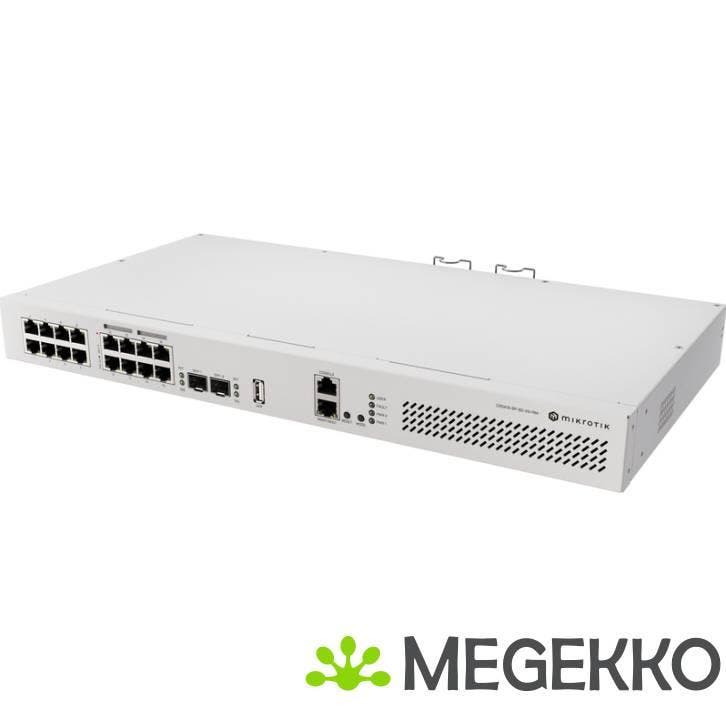 Mikrotik CRS418-8P-8G-2S+RM Cloud Router/Sw L2/L3 Gigabit, Computers en Software, Overige Computers en Software, Nieuw, Verzenden