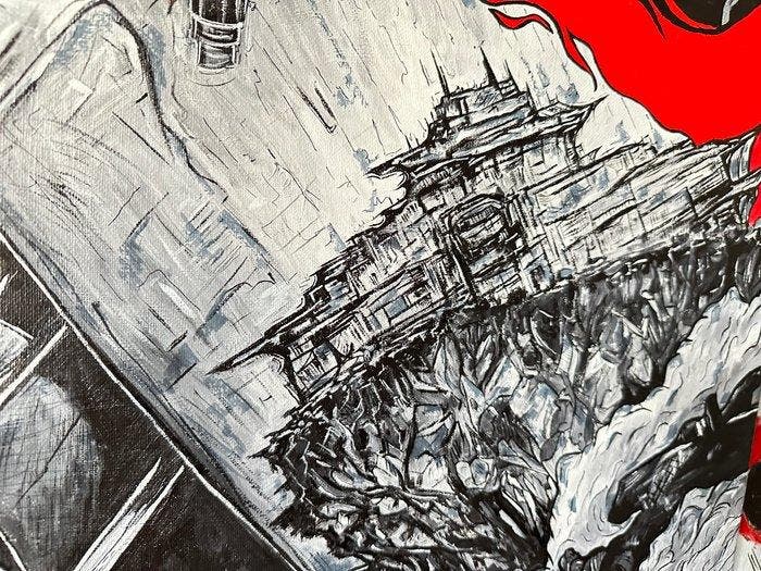 peter gray - Star Wars Darth Vader, Antiek en Kunst, Kunst | Schilderijen | Modern