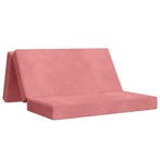 vidaXL Vouwbare Sofa Bed 140 x 67 x 45 cm Roze, Verzenden, Nieuw