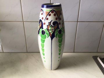 Keramis Boch - Vaas - Aardewerk - Art deco vaas