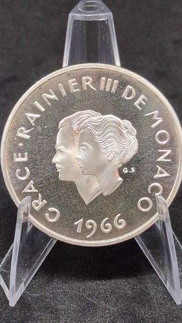 Monaco. 10 Francs 1966 (Zonder minimumprijs), Postzegels en Munten