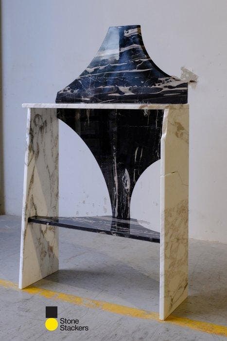 Stone Stackers - Paolo Ciacci & Shilpa Srinivas - Wandtafel, Antiek en Kunst, Curiosa en Brocante