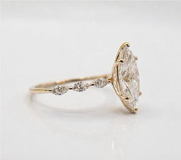 Sans prix de réserve - Bague de fiançailles - 14 carats Or