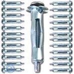 Holle wand ankers M4x32  - 25 stuks - Verzinkt, Tuin en Terras, Verzenden, Nieuw