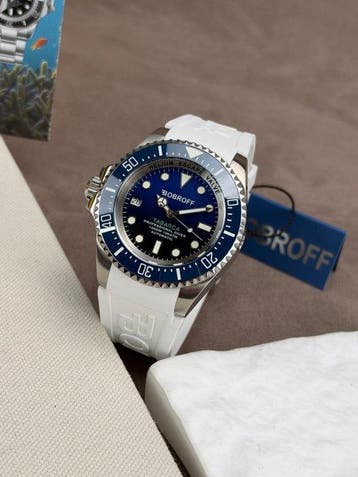Bobroff - Tabarca Left crown Date Blue - BF0003iba-BFSTB -