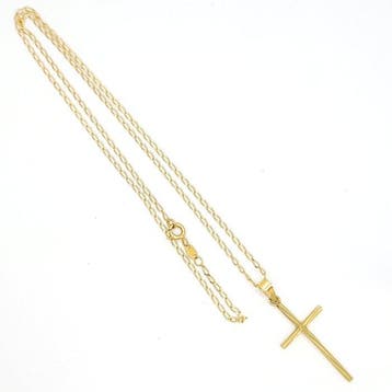 Ketting met hanger - 18 karaat Geel goud