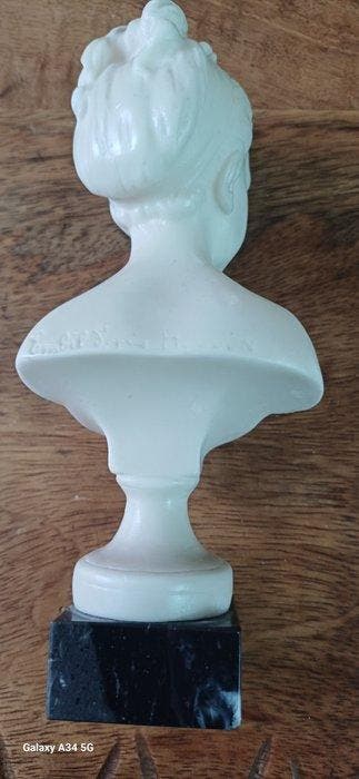 Buste, Louise brongniard - 16 cm - Marmer, Albast, Antiek en Kunst