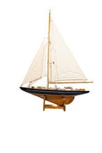 Modelschip - Karibikyacht/Segelboot  Höhe 56cm - Länge 42cm