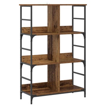 vidaXL Boekenplank Oud hout 78,5 x 33 x 117,5 cm metaal PB, Verzenden, Nieuw