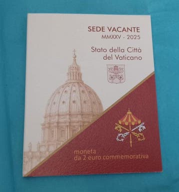 Vaticaan. 2 Euro 2025 Sede Vacante (Zonder minimumprijs)