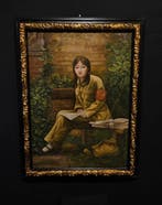 Europese school (XX) - Donna in uniforme