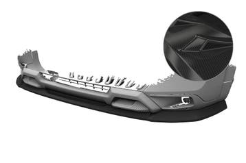 Cup spoilerlip met ABE voor Citroën C3 Aircross 2 CSL859-C, Verzenden, Nieuw