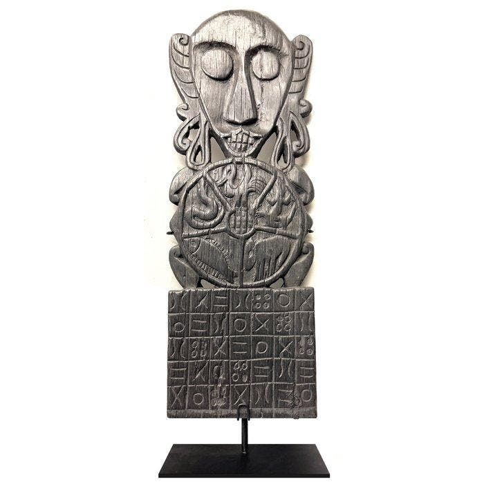 Voorspellings calender - pawukon - Dayak - Indonesië (Zonder, Antiquités & Art, Art | Art non-occidental