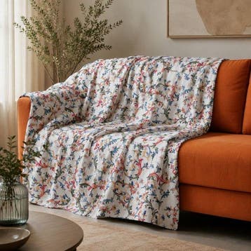 BA266 - Decoratief weefsel Acanthus multicolor - Meubelstof