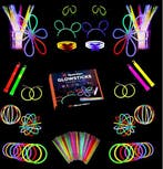 2dekans | Sparklyn XXL Glow in the Dark Stick Set - 380st, Hobby en Vrije tijd, Ophalen of Verzenden, Nieuw