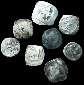 . Europa, middeleeuws Silver Wiener Pfennig Lot (8 Pcs).
