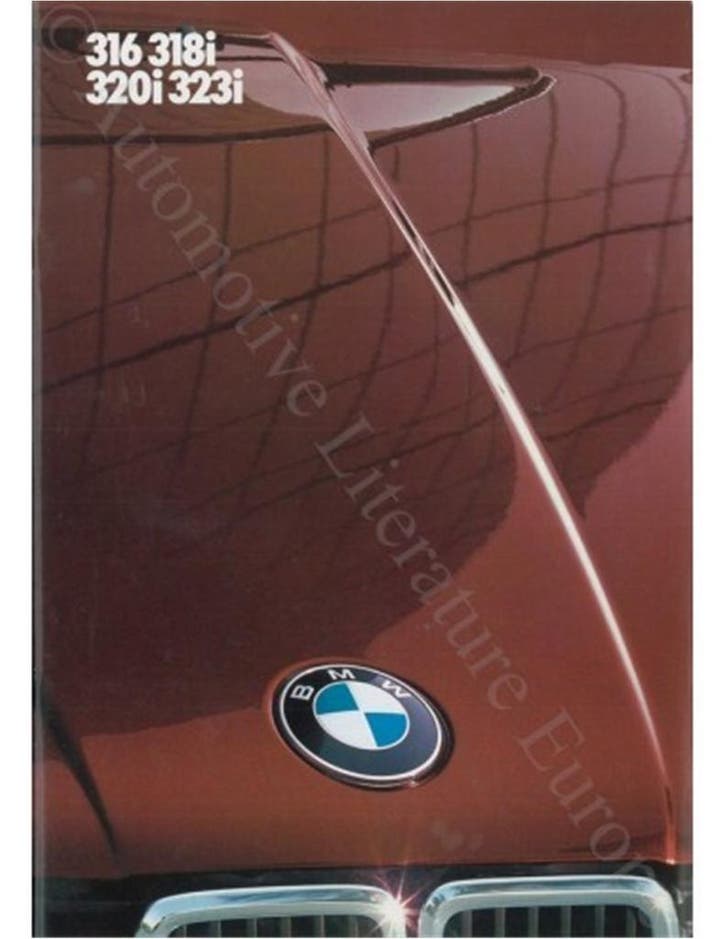 1982 BMW 3 SERIE BROCHURE NEDERLANDS, Boeken, Auto's | Folders en Tijdschriften