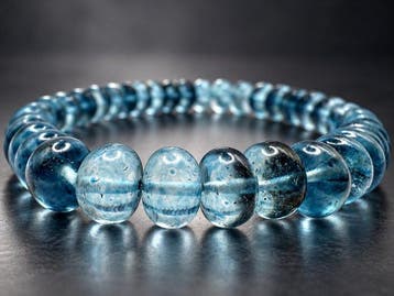 London Blue Topaz - Armband - Brazil- rare quality