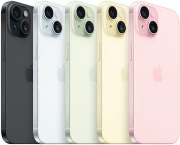 (Ex demo) Apple iPhone 15 (model 2023) groen 128GB +, Télécoms, Téléphonie mobile | Apple iPhone, Ophalen of Verzenden