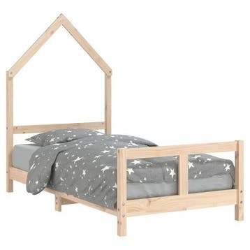 Grenen kinderbed 80x160 | 34% korting retour deal | Snel..., Verzenden, 70 tot 85 cm, Zo goed als nieuw, Lattenbodem