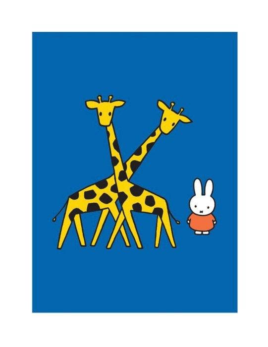Dick Bruna - “Miffy and Giraffes”., Antiquités & Art, Art | Dessins & Photographie
