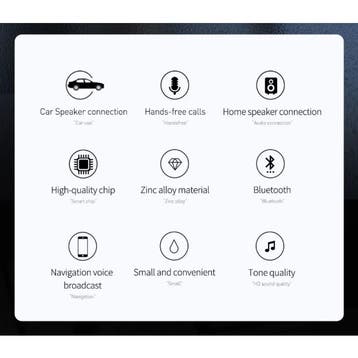BA01 Bluetooth 5.0 Ontvanger Transmitter AUX Jack 3.5mm -, Verzenden