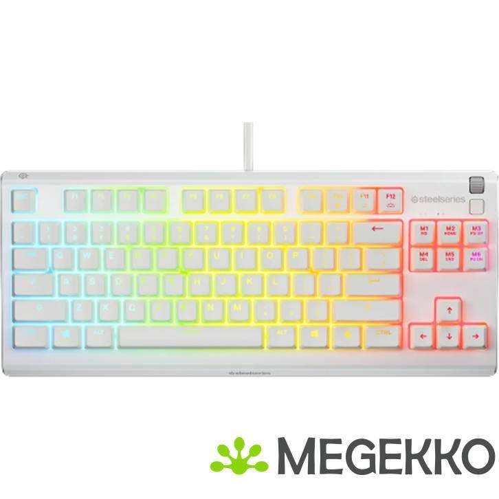 Steelseries Apex 3 TKL Wit, Computers en Software, Toetsenborden, Nieuw, Verzenden