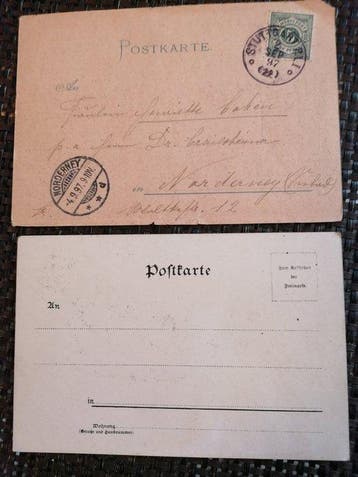 Allemagne - 110 cartes postales d’Allemagne à partir de 1897, Verzamelen, Postkaarten | Buitenland, Gelopen
