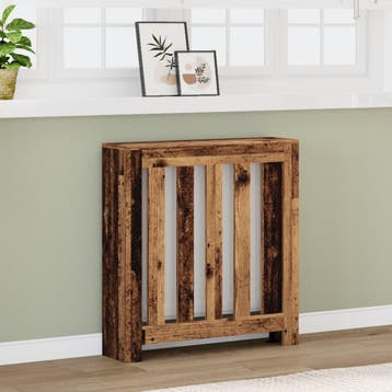 vidaXL Radiator Cover Oud hout 78 x 20 x 82 cm Bewerkt hout, Verzenden