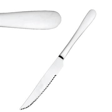 Steakmessen | BUCKINGHAM | RVS | 12 Stuks | Lengte 234mm, Verzenden, Nieuw in verpakking
