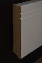 Oppio Wit gelakte plint milaan kleur 9010, 15x90x2400mm, Ophalen of Verzenden