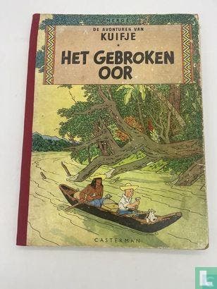 Kuifje - Het gebroken oor - 1956, Boeken, Stripverhalen, Eén stripboek, Verzenden, Gelezen, Remi, Georges.