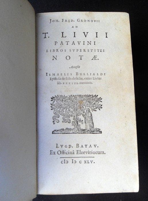 [Elzeviriana] Joh. Fred. Gonovii ad T. Livii Patavini -, Antiquités & Art, Antiquités | Livres & Manuscrits