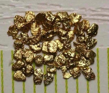 Goud Goud nuggets- 0.3 g - (40)