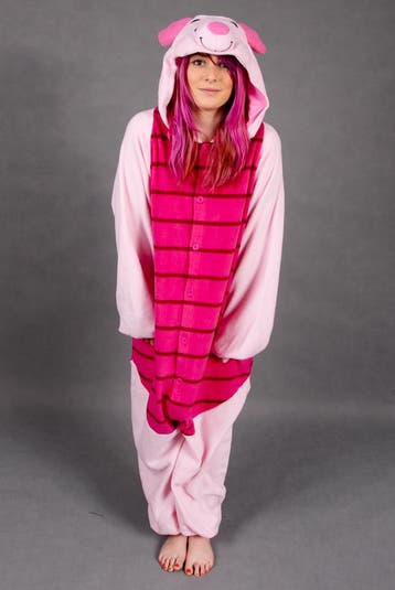 Onesie Knorretje Pak Kostuum L-XL Winnie De Poeh Piglet Vark, Ophalen of Verzenden, Nieuw