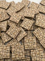 Lego Stenen - 100* Custom Zand steen tegeltjes