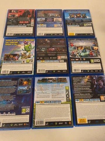 Sony - Playstation 4 (PS4) - 9x Sony Playstation 4 Games -, Nieuw