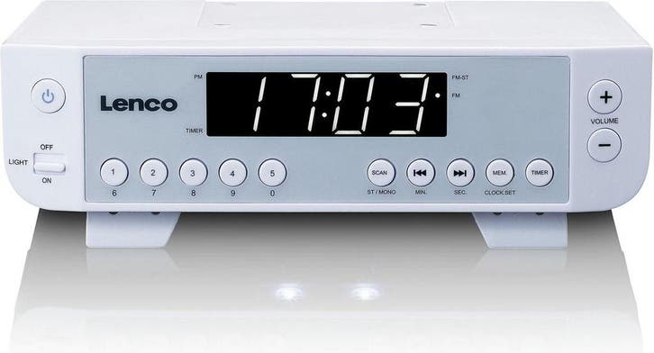 Radio - FM / AM - met Bluetooth - Keukenradio - Lenco - KCR-, TV, Hi-fi & Vidéo, Radios, Envoi