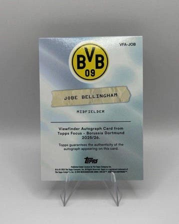 2025/26 Topps Focus Jobe Bellingham Gesigneerde kaart,