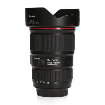 Canon EF 16-35mm f/4 L IS USM - Groothoeklens, Ophalen of Verzenden, Zo goed als nieuw