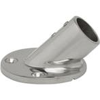 Railingsteun 25mm 45 graden met Ronde Voet Rvs, Ophalen of Verzenden
