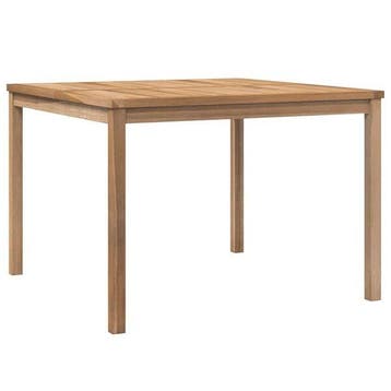Table teck massif 110x110cm : -35% jusqua epuisement, Verzenden