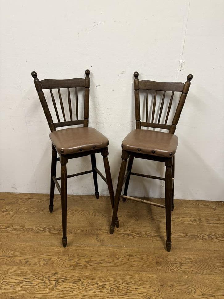 Set Gebruikte Barkrukken - K1095, Maison & Meubles, Tabourets de bar, Enlèvement
