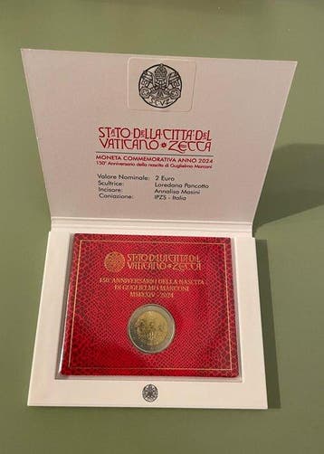 Vaticaan. 2 Euro 2024/2025 (4 monete)