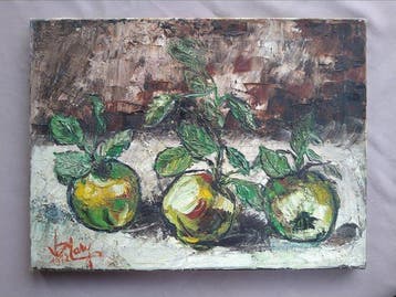 Alberte Aimée Mary (1931) - stilleven met appels