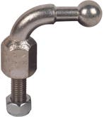 Pointe à Bille Fixe Angulaire D20mm Avec Tige Filetée, Verzenden